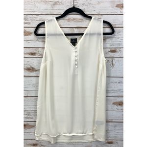 Worthington Womens V Neck Sleeveless Tank Top